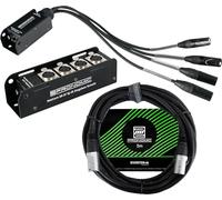 Pronomic NetCore SB-3F/SP-3M Set 5 m, Stagebox, Prise RJ45 etherCON