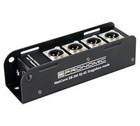 Pronomic NetCore SB-3M Multicore-Stagebox male - Stagebox avec 4 connecteurs XLR (male) vers prise RJ45 - pour la transmission de signaux analogiques ou numériques via câble réseau
