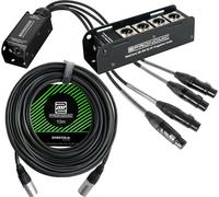Pronomic NetCore SB-3M SP-3F 10m Multicore XLR RJ45 Stagebox CAT5e Kit réseau