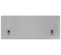 Pronomic Paroi Bureau DiviDesk-15060 GY, Protection visuelle Phono-absorbante, fixable en 3 hauteurs, Textile, 150x60 cm, optimise Acoustique, Gris, pour Travail et Maison.