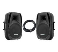 Pronomic PH15A Enceintes Actives de Haut-Parleurs MP3/Bluetooth 200/350 Watt Paires