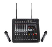 Pronomic Powermake 600 Powermixer avec Micros Sans Fil