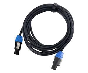 Pronomic pro-line BOXSP2-5 Câble Haut-Parleur Compatible Speakon 5m | Connecteur: 2 broches compatible Speakon, Section des conducteurs: 2x 2, 5 mm², Longueur: 5 m, Couleur de la gaine: noir