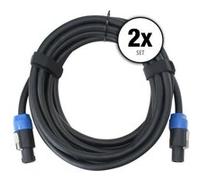 Pronomic pro-line BOXSP4-10 câble de haut-parleur Speakon compatinble 10 m SET de 2 G