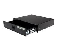 Pronomic Tiroir de rack RD-102 2 U pour rack 19 pouces Snaplock tôle d'acier noir