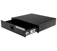 Pronomic RD-102 Tiroir de Rack 2 U, À installer dans un rack 19", 2 U (= 88 | 2 U (= 88, 90 mm), Extension fluide 2/3, Snaplock, Matériau: tôle d'acier, Poids: env. 5, 5 kg, Couleur: noir