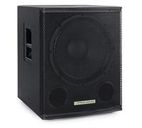 Pronomic SA-15 SUB Subwoofer Actif - 1x Haut-Parleur 15" avec évents Bass-Reflex - 600 Watts crête - SPL Max : 124 DB - Bride 35 mm - Noir
