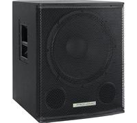 Pronomic SA-15 SUB Subwoofer Actif, Puissance: 600 Watts (crête), Poids: 30 | Subwoofer actif avec amplificateur Class AB, Haut-parleur: 15 pouces (38 cm), Bobine mobile 2", SPL max: 124 dB, 7 kg