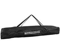 Pronomic Sac pour Pieds d'enceintes et d'éclairage BLT-125 (déperlant, résistant à la déchirure, Facile à Nettoyer, Fermeture éclair Robuste) Noir