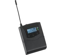 Pronomic Silent Disco V2 SDR BP30 - Récepteur bodypack sans Fil pour Silent Disco et événements; 3 canaux, Clip Ceinture, Compatible V2, léger et Robuste, Noir