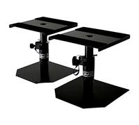 Pronomic SLS-15 Pieds de Table pour Moniteurs de Studio, 2 pieds stables, version basse, réglables 18,5-27,5 cm, surface avec bandes auto-agrippantes, couleur noire.