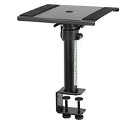 Pronomic SLS-36K BK Statif de Table avec Pince pour Haut-parleurs - Support de Table Enceintes de Monitoring Studio - Hauteur réglable -Pieds métallique - Enceinte jusqu'à 20kg