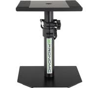 Pronomic SLS-36P BK Pied de Table pour Moniteurs Studio - Support Stable, Finition Robuste, Hauteur Réglable 25,5-41 cm, Surface avec Bande Auto-Agrippante, Noir.