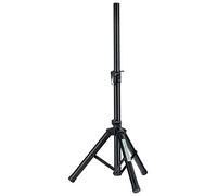 Pronomic SPS-5S Support Enceinte Acier - Pied Bas en Acier - Idéal pour Line Arrays, Moniteurs et Amplis Acoustiques - Hauteur 67 à 120 cm - Ultra Léger 1,8 kg - Noir
