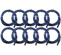Pronomic Stage DMX3-5 Câble DMX 5m Lot de 10