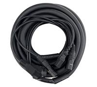 Pronomic Stage EUIECX-10 Câble Hybride Fiche Schuko vers Connecteur IEC, XLR/XLR 10m (idéal pour le câblage d’enceintes actives, haut-parleurs PA, effets lumineux & éclairage de scène)
