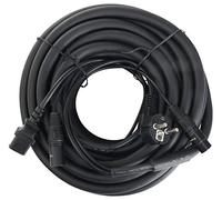 Pronomic Câble hybride Stage EUIECX-15 – Schuko vers IEC, XLR/XLR 15 m