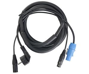 Pronomic Stage EUPPD-2.5 Câble Hybride Compatible Schuko/Powercon + DMX 3