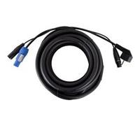 Pronomic Stage EUPPX-10 câble hybride euro/powerplug/XLR