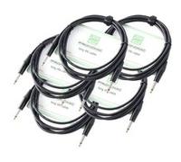 Pronomic Stage INST-3 câble instrument noir jack 3m - Lot de 5 G