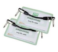 Pronomic Stage INST-A-015 câble patch fiche coudée 0,15 m lot de 2 G
