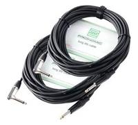 Pronomic Stage INST-A-10 câble instrument fiche coudée 10 m lot de 2 G
