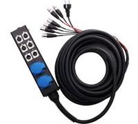 Pronomic Stage Multicore SMC-15 4/2/2 XLR/AC 15m 4xSend, 2xReturn, 2x230V/AC sur Stagebox