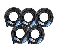 Pronomic Stage PPD-10 Câble Hybride Powerplug/DMX Lot de 5