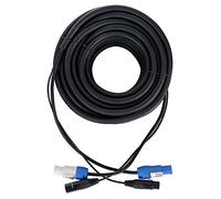 Pronomic Stage PPD-20 Câble Hybride Powerplug/DMX 20m - idéal pour le câblage des effets lumineux & éclairage de scène