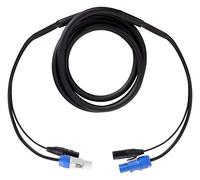 Pronomic Stage PPX-2.5 Câble Hybride Powerplug/XLR - Câble combiné pour alimentation électrique et signal audio vers enceintes actives - Longueur : 2,5 m