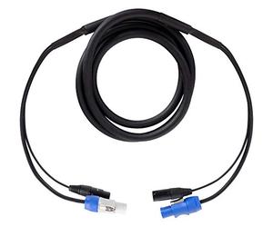 Pronomic Stage PPX-2.5 Câble Hybride Powerplug/XLR, Couleur: noir