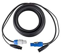 Pronomic Stage PPX-5 Câble Hybride Powerplug/XLR, Câble d’alimentation 3x 0