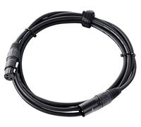 Pronomic Stage XFXM-2.5 Câble Micro XLR 2, 5 m Noir, Longueur: 2, 226 mm² | Connecteurs: XLR femelle 3 broches ? XLR mâle 3 broches, Section du conducteur: 0, 226 mm², Couleur de la gaine: noir