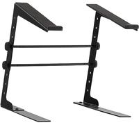 Pronomic Support pour ordinateur portable LS-110, hauteur réglable, pinces, acier, noir