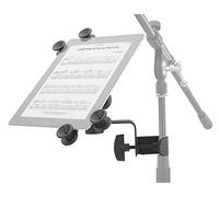 Pronomic Support Universel pour Tablette UTH-20 (Compatible avec Toutes Les Tailles courantes, avec Pince pour trépied, réglable en continu) Noir