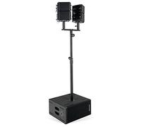 Pronomic V-Array Compact-Wide Set - Système PA Actif avec 640 Watts (RMS) - Convient jusqu'à env. 100 auditeurs - 1x Subwoofer avec 2X Haut-parleurs 8" - 4X Top avec Haut-Parleur 4" + Tweeter