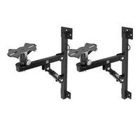 Pronomic WSM-1 Support Mural Pour Enceintes Paire Incl. Kit Flasque Haut-Parleur G