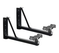 Pronomic WSM-2 Support Mural Pour Enceintes Paire Avec Jeu De Flasques G