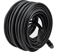 Pronomic XFXM-50 Câble Micro (50 m de longueur, XLR femelle 3 broches -> XLR mâle 3 broches, connecteurs soudés à la main, résistant aux acides et huiles, décharge de traction à pince) noir