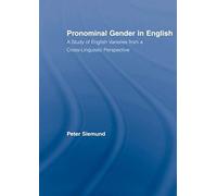 Pronominal Gender In English