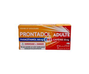 Prontadol adulte boite de 16 comprimés sécables