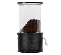 Lavatelli ProntoCaffè Black, Récipient et Dosacaffe pour café en poudre avec distributeur. Pour cafetières jusqu'à 12 tasses, pot remplaçable avec boîte de 10 cm, distributeur moka