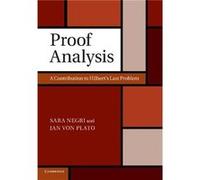 Proof Analysis - Jan University of Helsinki von Plato - Cambridge University Press - Livre en Anglais - Paperback Jan University of Helsinki von PlatoJan University of Helsinki von Plato (Auteur)