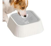 Proof Dog Bowl, No Drip Water Dish, 37oz Slow Water Feeder with Large Capacity, Pet Bowls Non-Slip Base, Dog Feeding Bowl with Easy Use, Puppy Waters Dish for Indoor Outdoor Travel