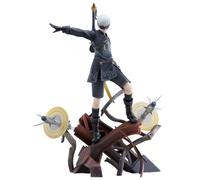 Proof Nier : Automata Ver1.1a : 9S (Yorha No.9 Type S) Covering Fire Figurine en PVC échelle 1:7, Multicolore.