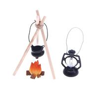 Prop Propulse du Feu De - Feu De Camp De La Maison De, Faux Incendie Ornement | Décoration De Feu De Camp Innovante du Camp De Camp Réaliste Miniature pour Jouets House Jardins Photo