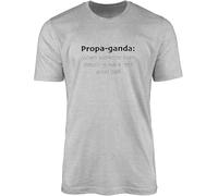 Propa-Ganda Grey T-Shirt Top Tee- Funny Joke Humour Adults Yorkshire Accents Slang Reet Good Look Manches Courtes(XX-Large)