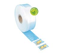 Propac Tp12Hd25 Film tubulaire en polyéthylène HD, épaisseur 12 My, 25 cm x 1500 m