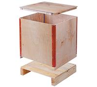 Propac z-casl505050 caisses en bois pliantes, 52 x 52 x 64 cm, 100 kg