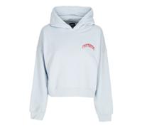 Propaganda - Crop Top à Capuche Léger avec Imprimé Triangle - Femme - Sweatshirts et sweats à capuche - Bleu - Taille: 40 FR